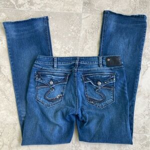 Silver Jeans Women's Classic Blue Boot Cut Jeans